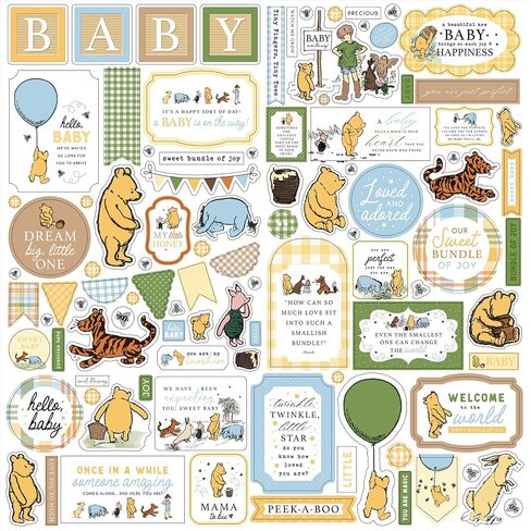 Winnie The Pooh Baby Element Sticker in Saudi Arabia