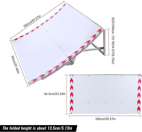 GLOBACT RC Car Jump Ramp Height Adjustable RC Takeoff Board Foldable & Portable RC Stunt Playset for 1/5 1/7 1/8 1/10 1/12 1/16 1/18 1/24 RC Car Upgrade Parts (39.4 * 37.4 * 13.8/14.6/15.8inches) in Saudi Arabia