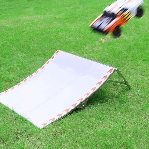 GLOBACT RC Car Jump Ramp Height Adjustable RC Takeoff Board Foldable & Portable RC Stunt Playset for 1/5 1/7 1/8 1/10 1/12 1/16 1/18 1/24 RC Car Upgrade Parts (39.4 * 37.4 * 13.8/14.6/15.8inches) in Saudi Arabia