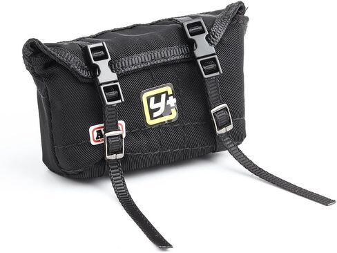 RC Crawler Car Replica Bag Simulation Roof Travel Bag Scale Decoration Luggage Bag for 1/10 1/16 1/18 SCX10 TRX4 TRX4M WPL (Black) in Kuwait