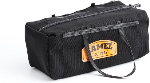 RC Crawler Car Replica Bag Simulation Roof Travel Bag Scale Decoration Luggage Bag for 1/10 1/16 1/18 SCX10 TRX4 TRX4M WPL (Black) in Kuwait