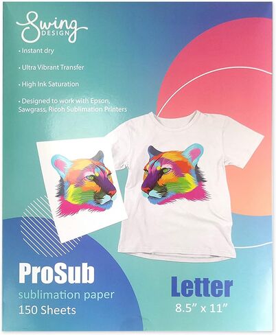 Premium Sublimation Heat Transfer Paper 8.5" x 11" - 150 Sheets in Saudi Arabia
