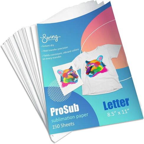 Premium Sublimation Heat Transfer Paper 8.5" x 11" - 150 Sheets in Saudi Arabia