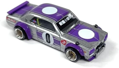 Nissan Skyline 2000GT-R KPGC10 ، Diecast Model Car ، مقياس 1:64 ، Silver in Saudi Arabia