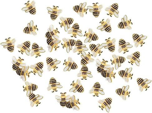30 Pcs Yellow Resin Bees, Small Honeybee Nail Charms, Bumblebee Flatbacks, Ornaments, Embellishments, Nail Art Decorations Sequins in Saudi Arabia