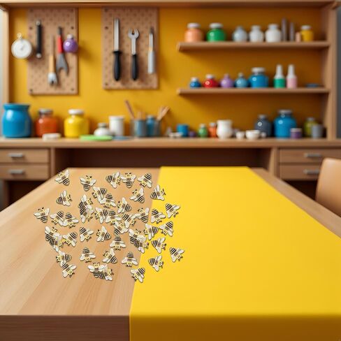 30 Pcs Yellow Resin Bees, Small Honeybee Nail Charms, Bumblebee Flatbacks, Ornaments, Embellishments, Nail Art Decorations Sequins in Saudi Arabia