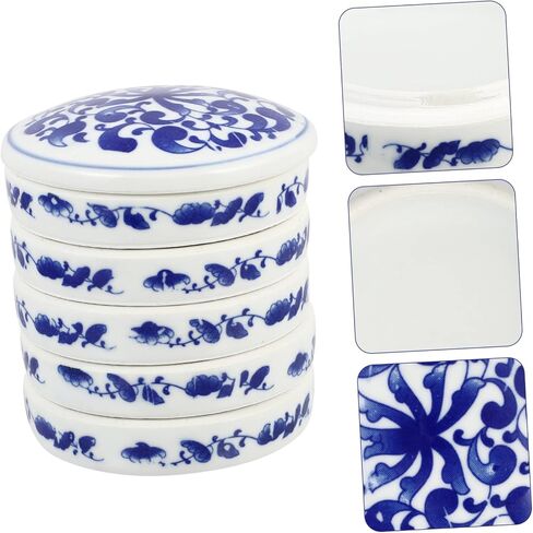 1SET DIY Art Painting Tray Seramic Plate Plate Plate Plate Mixer Plate للألوان المائية والرسم لوازم فنية خفيفة الوزن ودائمة للفنانين والهواة in Saudi Arabia