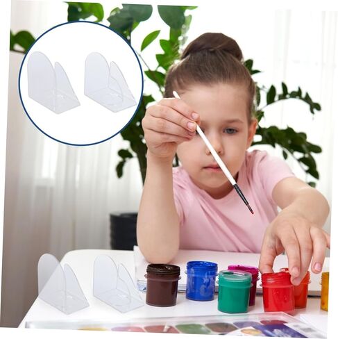 2pcs الطلاء الاكريليك مزج ألواح خلط الألوان خفيفة الوزن للفنانين سهلة نظيفة محمولة لحرف DIY المشاريع المائية الاستخدام المهني الاستخدام in Kuwait