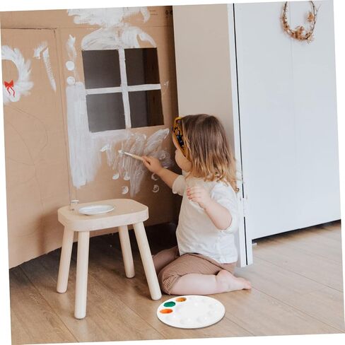 DOITOOL 10pcs Paint Trays for Boys and Girls Adults Fine Craftwork Palette Easy Cleaning for Watercolor Oil Paint in Saudi Arabia