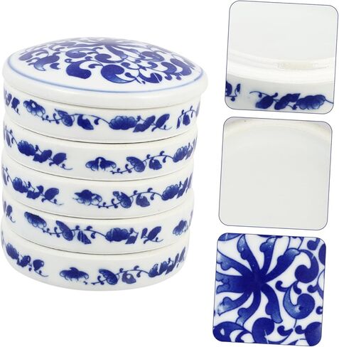 jojofuny 1Set Ceramic Color Mixing Tray for Watercolor Pigment Easy to Clean Painting Tool Portable Palette for Artists and DIY Crafts Present for Painting Lovers in Saudi Arabia