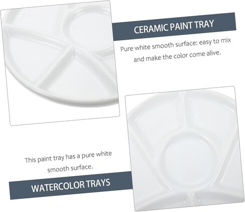 Doitool Premium Round Round Pirgment Tresh Propeletile Color Mixing Treshing للألوان المائية واللوحة الزيتية للفنانين الهواة وعشاق الحرف مقاومة للبقع وقابلة للغسل in Saudi Arabia