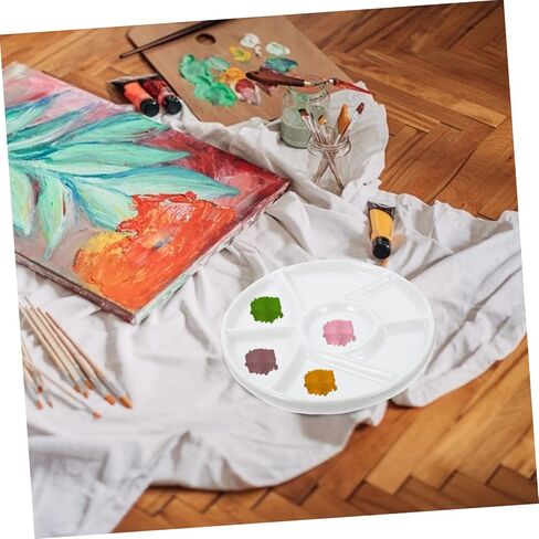 Doitool Premium Round Round Pirgment Tresh Propeletile Color Mixing Treshing للألوان المائية واللوحة الزيتية للفنانين الهواة وعشاق الحرف مقاومة للبقع وقابلة للغسل in Saudi Arabia