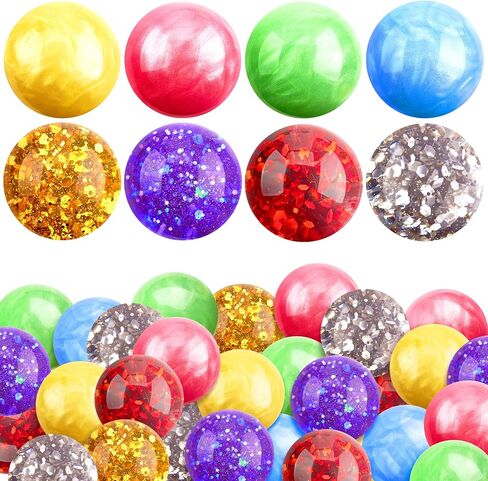Joyin 24 Pack Mini Joots ، كرات اسفنجي للبالغين ، وألعاب تخفيف الإجهاد تململ ألعابًا كبيرة ، وضغط بريق على الأطفال ، ومصالح الحفلات ، هدايا أعياد الميلاد. in Saudi Arabia