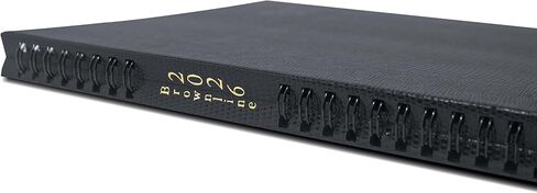 Brownline® 2026 Coilpro ™ Weekly Planner ، كتاب المواعيد ، 12 شهرًا ، من يناير إلى ديسمبر ، ملزمة مزدوجة ، 11 "× 8.5" ، أسود (CB950C.Blk-26) in Saudi Arabia