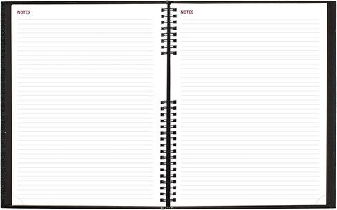 Brownline® 2026 Coilpro ™ Weekly Planner ، كتاب المواعيد ، 12 شهرًا ، من يناير إلى ديسمبر ، ملزمة مزدوجة ، 11 "× 8.5" ، أسود (CB950C.Blk-26) in Saudi Arabia