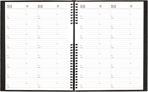 Brownline® 2026 Coilpro ™ Weekly Planner ، كتاب المواعيد ، 12 شهرًا ، من يناير إلى ديسمبر ، ملزمة مزدوجة ، 11 "× 8.5" ، أسود (CB950C.Blk-26) in Saudi Arabia