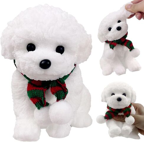 Hand Painted Dog Squishy Toys，Big Cute Ultra Soft Squeeze Fidget Toys for Stress Relief ,Kawaii Squishies Sticky Animal Toys for Adults Kids,Decompression Sensory Balls Toys for Autism (Teddy) in Saudi Arabia