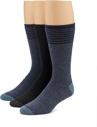 برلنغتون جوارب مبطنة من مزيج صوف ميرينو للرجال، عبوة من 3 ازواج من الجوارب (عبوة من 3 قطع) in Kuwait