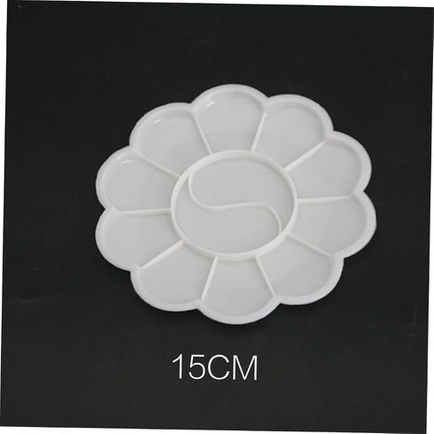 DOITOOL 5Pcs Plum Blossom Shaped Plastic Paint Trays Multi Watercolor for Art Students for DIY Crafts and Professional Painting in Saudi Arabia
