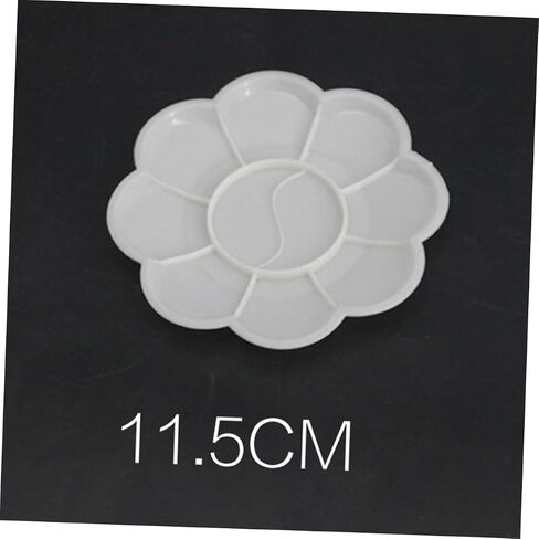 DOITOOL 5Pcs Plum Blossom Shaped Plastic Paint Trays Multi Watercolor for Art Students for DIY Crafts and Professional Painting in Saudi Arabia
