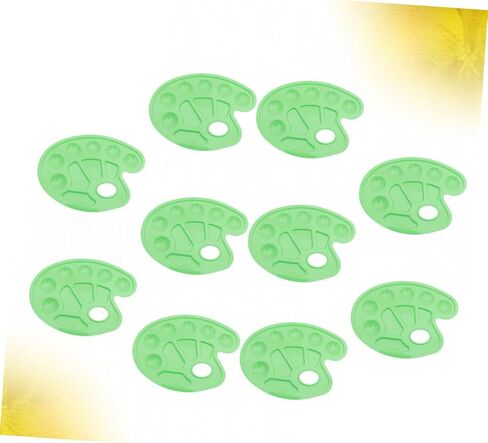 NUOBESTY 10pcs Watercolor Mixer Palette Compact Mixing Tray for Artists Boys and Girls and Students Easy to Clean and Store Art Supplies in Saudi Arabia