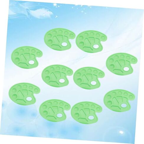 NUOBESTY 10pcs Watercolor Mixer Palette Compact Mixing Tray for Artists Boys and Girls and Students Easy to Clean and Store Art Supplies in Saudi Arabia