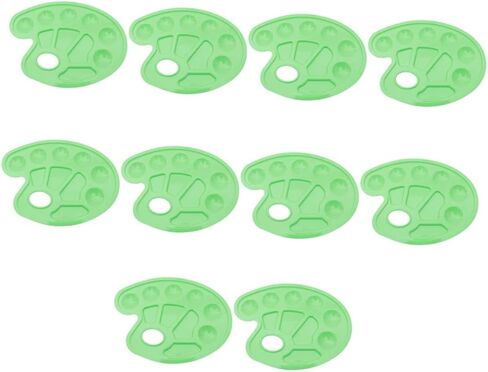 NUOBESTY 10pcs Watercolor Mixer Palette Compact Mixing Tray for Artists Boys and Girls and Students Easy to Clean and Store Art Supplies in Saudi Arabia