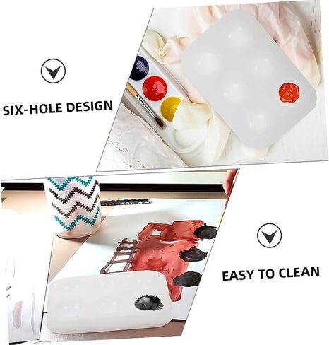 Nuobesty 3pcs السيليكون لوحة ألوان مائية علبة مرنة للخلط لمزج إمدادات فنية متينة ومحمولة للطلاء الحرفي DIY وخلط الصباغ المائي in Saudi Arabia