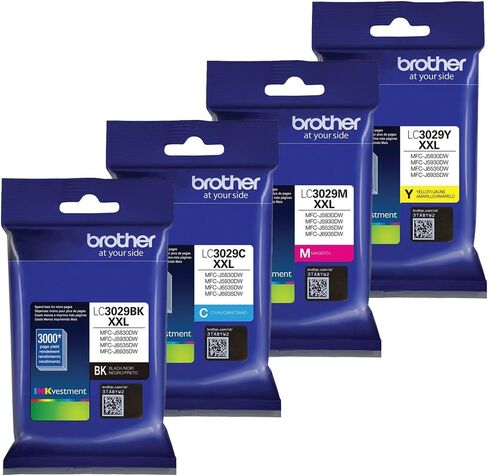 Brother MFC-J6535DW Extra High Yield Ink Cartridge Set in Saudi Arabia
