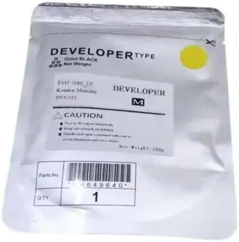 Compatible Developer Powder for 221 C224 C281 C284 C364 C454 C554 Color Copier DV512 Iron Powder(Y) in Saudi Arabia