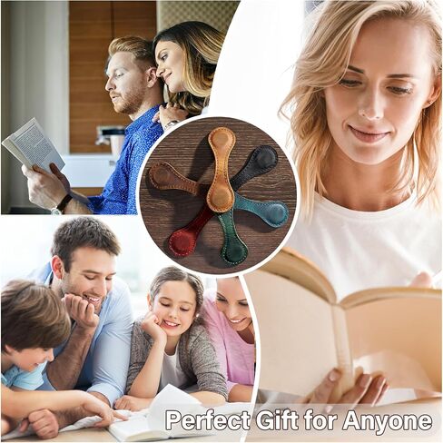 Personalized Leather Magnetic Bookmarks Custom Engraved Vintage Bookmark Name Initials Text Book Marker Clips Customized Gifts for Readers Kids Book Lover Teacher Classmate (1pcs) in Saudi Arabia