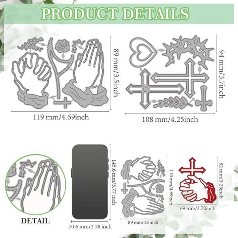 Mayjoydiy Ocean Anchor Metal Dies Dies Flower Helm Metal Die Cuts Mets Tropical Actoring Deies Vies Cut Stencil in Kuwait