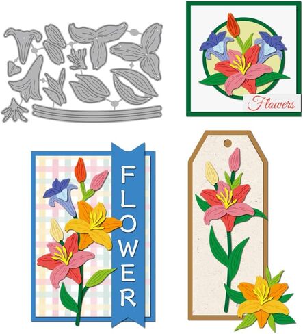 Mayjoydiy Ocean Anchor Metal Dies Dies Flower Helm Metal Die Cuts Mets Tropical Actoring Deies Vies Cut Stencil in Kuwait