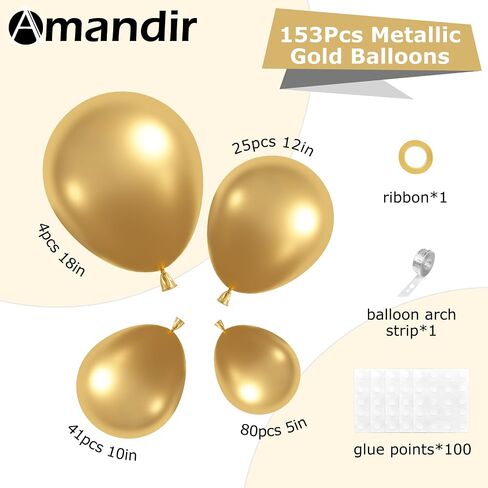 Amandir 153pcs Burnt Orange Balloon Arch Garland Kit Different Sizes 18 12 10 5 Inch Light Terracotta Latex Fall Balloons for Autumn Halloween Thanksgiving Baby Shower Birthday Party Decorations in Kuwait