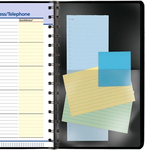 AT-A-GLANCE 2026 Appointment Book Planner, Daily & Monthly, 5" x 8", Small, QuickNotes, Black (76040526) in Saudi Arabia