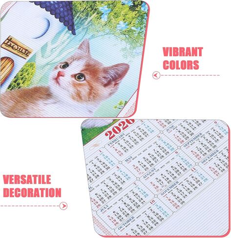 Horse Year 2026 Faux Rattan Hanging Scroll Calendar Traditional Chinese New Year Wall Calendar for Living Room Decorations in Saudi Arabia