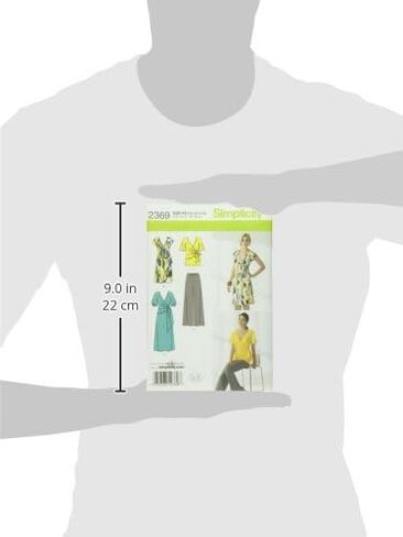 نمط الخياطة البساطة 2369 فستان وفصل ، K5 (8-10-12-14-14) in Kuwait