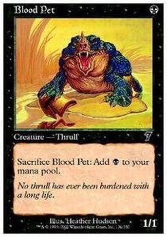 Magic: the Gathering - Blood Pet - Seventh Edition in Saudi Arabia