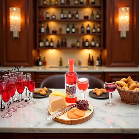 1 Set 1:12 Scale Miniature Wine Cheese and Board Set Minis Dollhouses Kitchen Dining Room Food Accessories Model Pastries Toy, DIY Micro Scene Decor in Saudi Arabia