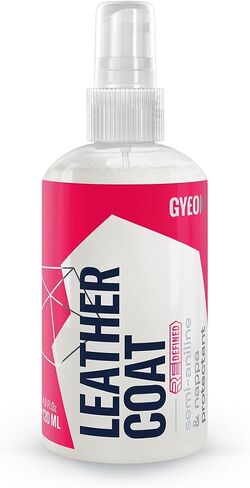 GYEON Leather Coat 500ml - Car Leather Protector - Safe and Easy to Use Leather Ceramic Coating for Cars - Prevent Stains and Die Transfer with Easy Cleaning in Saudi Arabia
