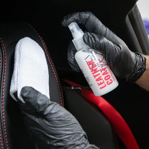 GYEON Leather Coat 500ml - Car Leather Protector - Safe and Easy to Use Leather Ceramic Coating for Cars - Prevent Stains and Die Transfer with Easy Cleaning in Saudi Arabia