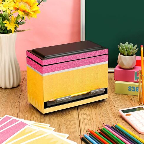 5 PCS قلم رصاص موزع طقم طقم القصاصة الفن ملصق تغطية كاملة لأقلام DIY Pency Holder Pender Distroom Stainless Straw Straw Dispenser ، Suggers Classroom Supplies in Saudi Arabia