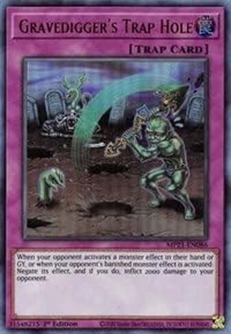 Gravedigger's Trap Hole - MP21-EN086 - Ultra Rare - 1st Edition in Saudi Arabia