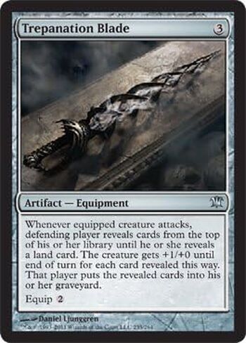 Magic: the Gathering - Trepanation Blade - Innistrad in Saudi Arabia