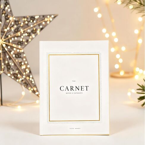 Ruled Notebook with golden edge A5 Hardcover Notebook with 120Gsm Thick Pages 5.8 * 8.3 Inches Gold journal Notebook for Women Girls Writing&Diary in Saudi Arabia
