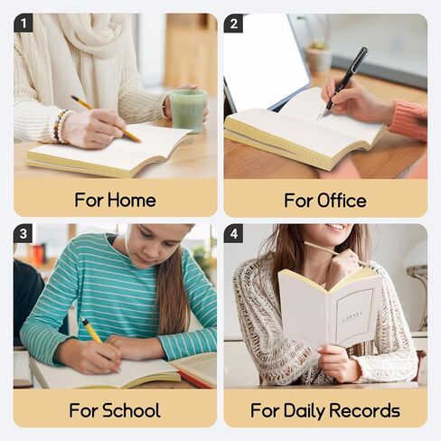 Ruled Notebook with golden edge A5 Hardcover Notebook with 120Gsm Thick Pages 5.8 * 8.3 Inches Gold journal Notebook for Women Girls Writing&Diary in Saudi Arabia