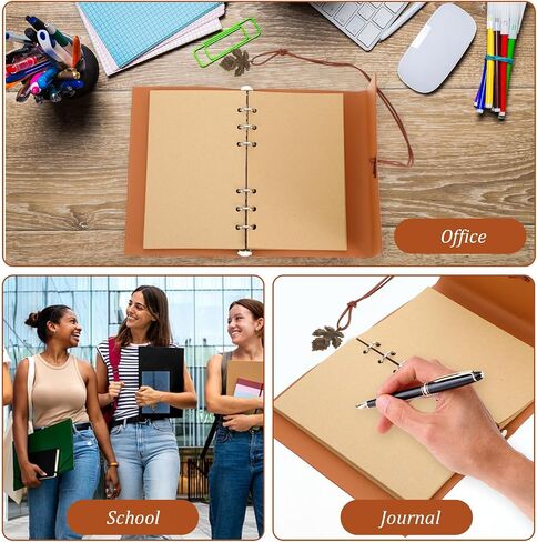 Limbeuuu 5 PCS Journal Notebook Travel Travel Divillable Diary Diary Leather Leather Write Journal Travel Business Work Hompres Born in Saudi Arabia