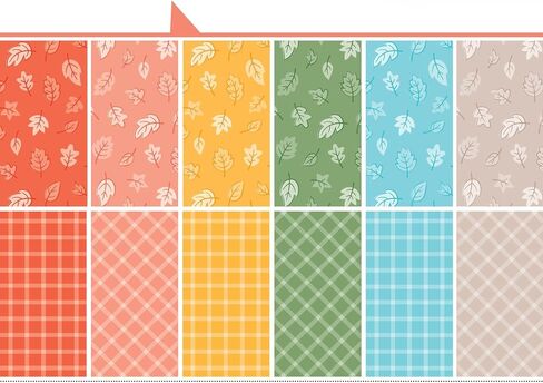 Lawn Fawn-falling leaves petite paper pack 6 x 6 in Saudi Arabia