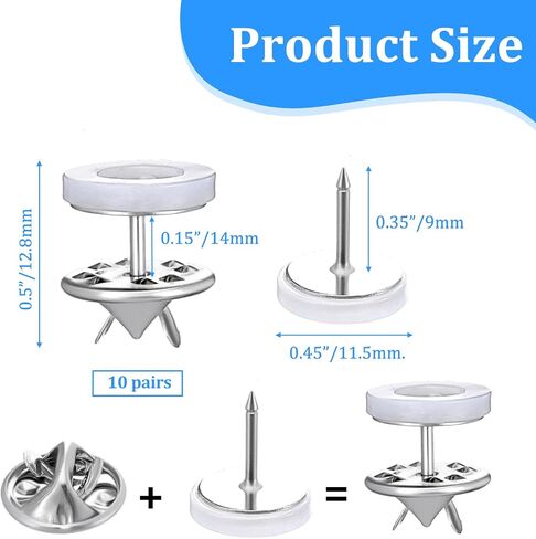 أزرار 10pcs أزرار بيضاء ، أزرار قميص ymapinc no-sewing 4 حفرة ، زر لا يمكن استخدامه لزر الأزرار البيضاء لقران الملابس بلوزات DIY وحرفي وزر الزر in Saudi Arabia