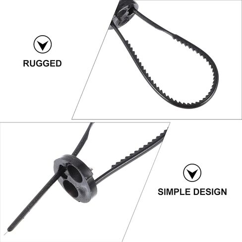 ARTIBETTER 10pcs No Sew Instant Buttons for Clothing Repair: Plastic Button Fasteners with Easy Drawstring Threader - Black Flexible Needle Drawstring Replacement Tool for Jackets Needle in Saudi Arabia